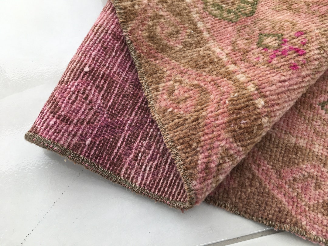 Wine Cellar Runner, Boho Wall Art Rug, Vintage Small Runner, Small Rug ...