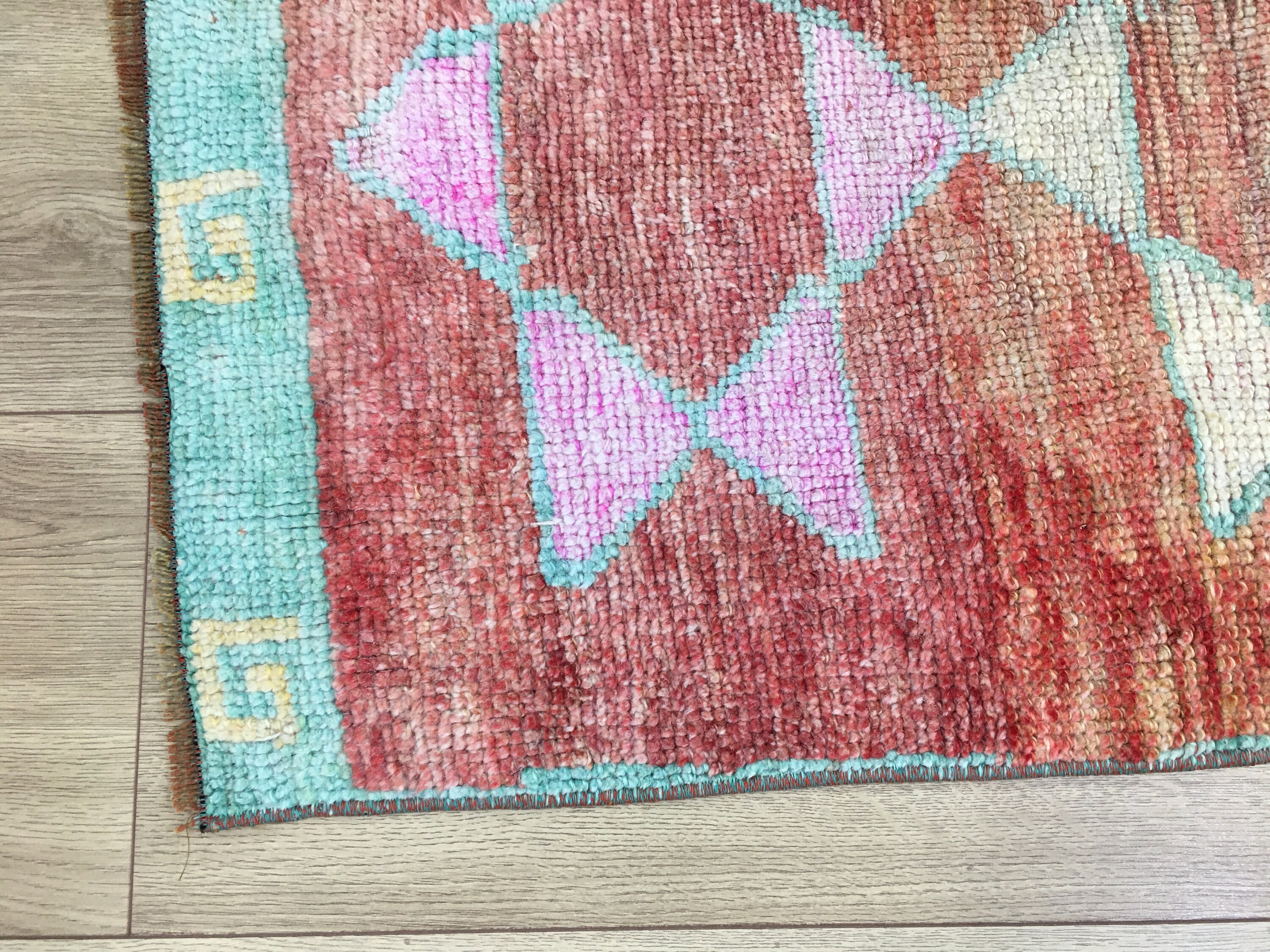 Red Runner Rug, Turkish Rug, Vintage Rug, Hallway Rug, Stair Rug