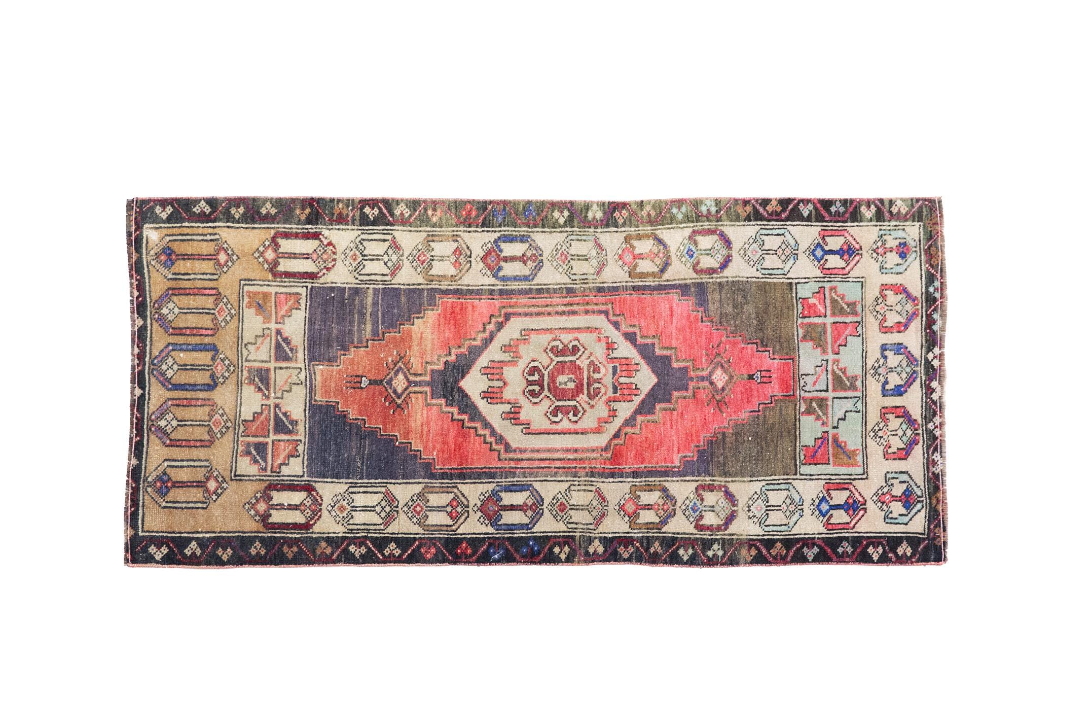 Tapis oriental original fait à la main, mesure: 287x77 cm avec