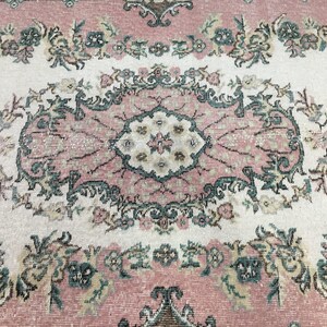 rugs for livingroom, kitchen rug, turkish rug, vintage rug, wool rug, ethnic rug, antique rug, anatolian rug, rugs, 3.8 x 7 ft, RK 10857 image 6