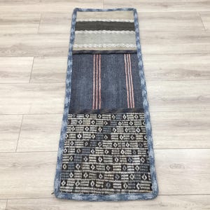 Vintage saddle pad, Wall hung bag, Woven saddle bag, Turkish horse bag, Ethnic bag, Kilim bag, Saddle for pony, 1.7x4.9 ft, RK 14228