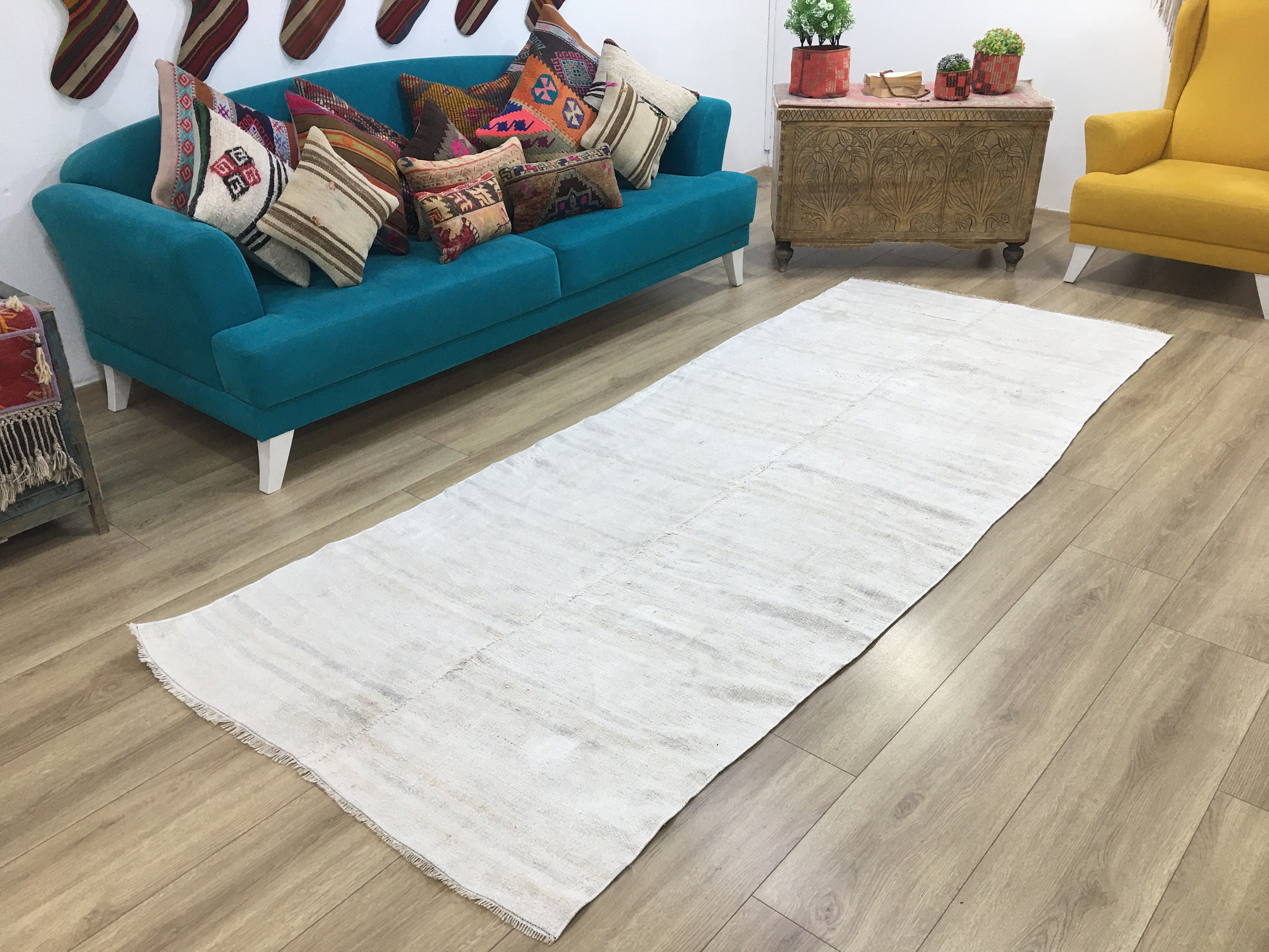 麻ラグ、ヴィンテージラグ、ウシャックラグ、ボヘミアンラグ