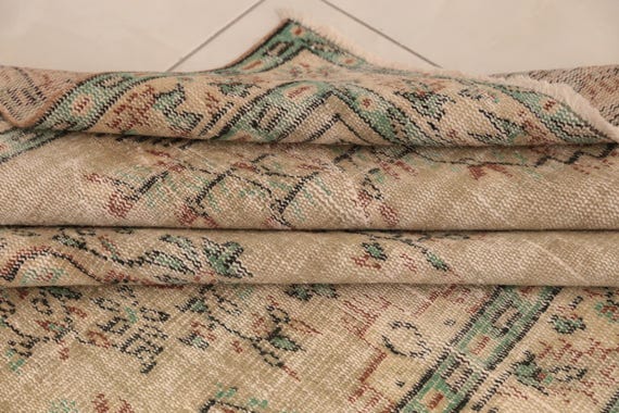 リビングルーム用ラグ、花柄トルコラグ、ボヘミアンラグ、フレームラグ