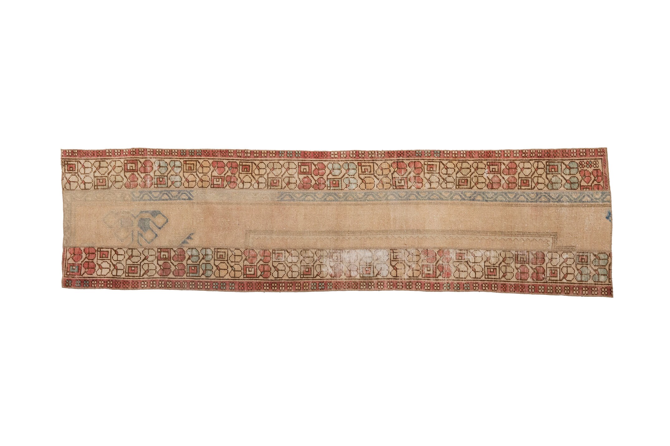 Hallway area rug, Turkish vintage rug, Handmade rug, Oushak