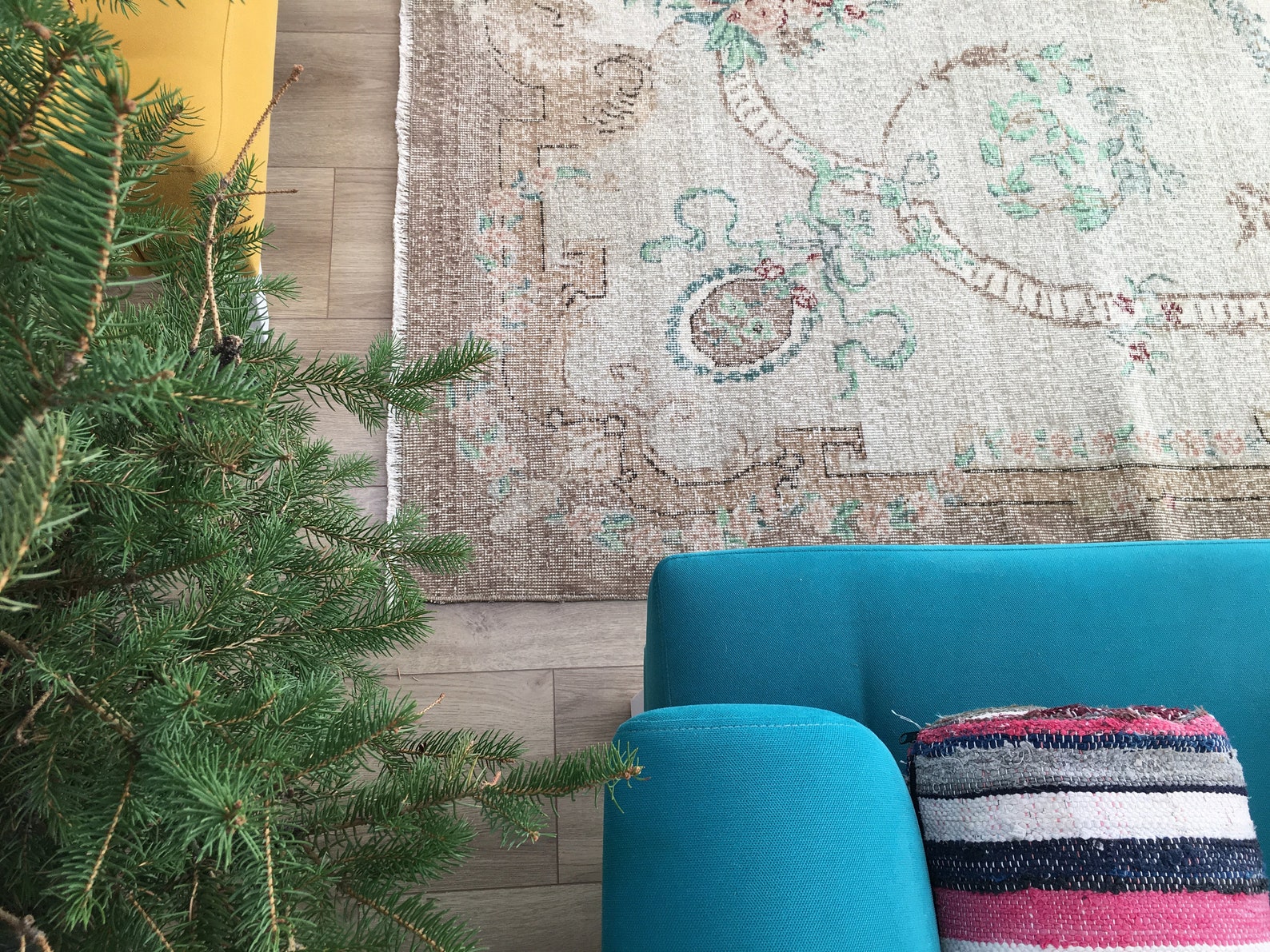 Turkish Rug Oushak Rug Vintage Rug Bohemian Rug Area Rug Etsy