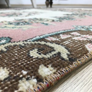 rugs for livingroom, kitchen rug, turkish rug, vintage rug, wool rug, ethnic rug, antique rug, anatolian rug, rugs, 3.8 x 7 ft, RK 10857 image 8