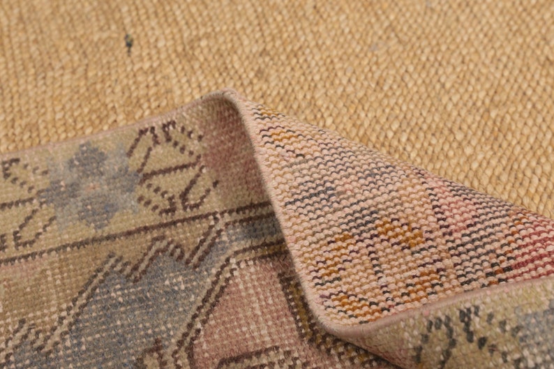 Muted Pink Rug, Handmade Area Rug, Living Room Rug, Ethnic Rug, Bedroom ...