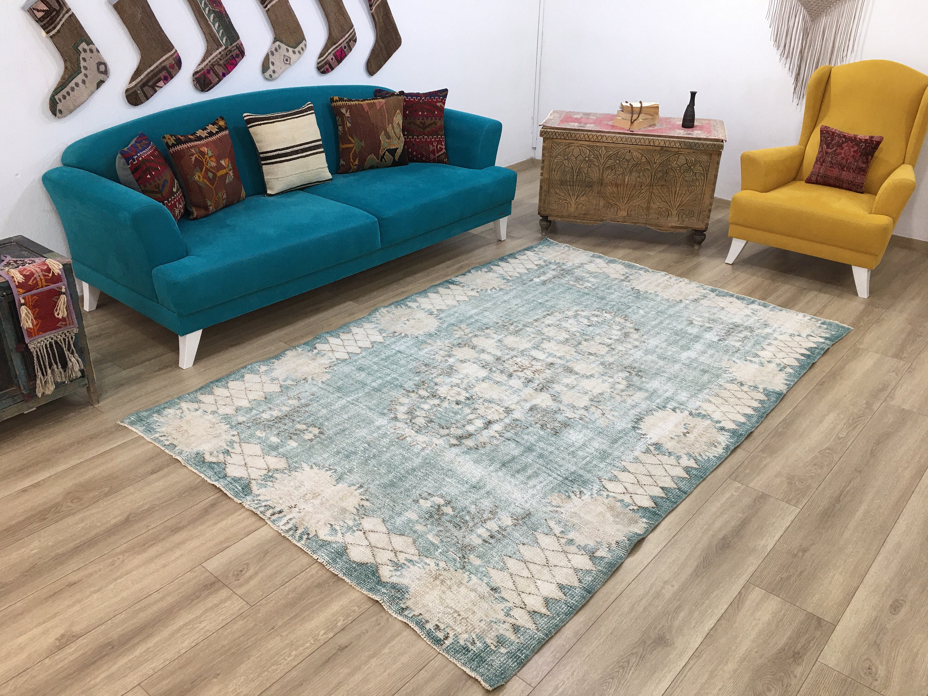 Tapis turc bleu, Tapis