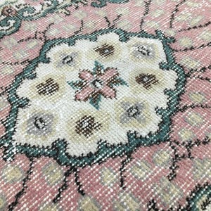 rugs for livingroom, kitchen rug, turkish rug, vintage rug, wool rug, ethnic rug, antique rug, anatolian rug, rugs, 3.8 x 7 ft, RK 10857 image 7