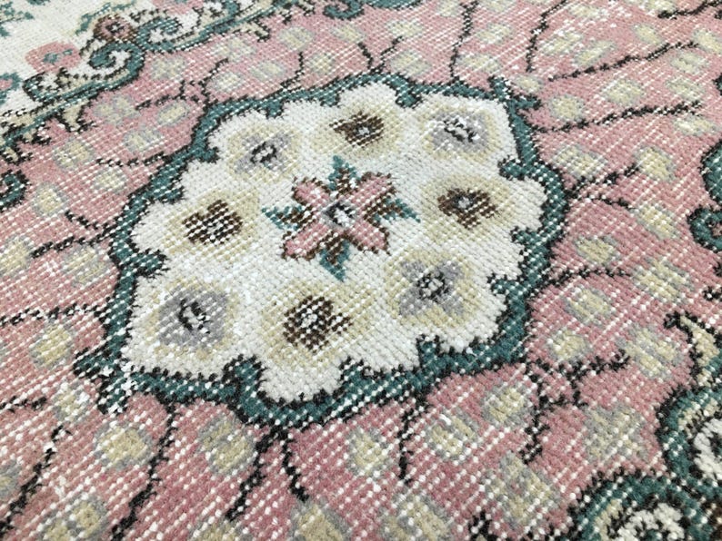 rugs for livingroom, kitchen rug, turkish rug, vintage rug, wool rug, ethnic rug, antique rug, anatolian rug, rugs, 3.8 x 7 ft, RK 10857 image 7