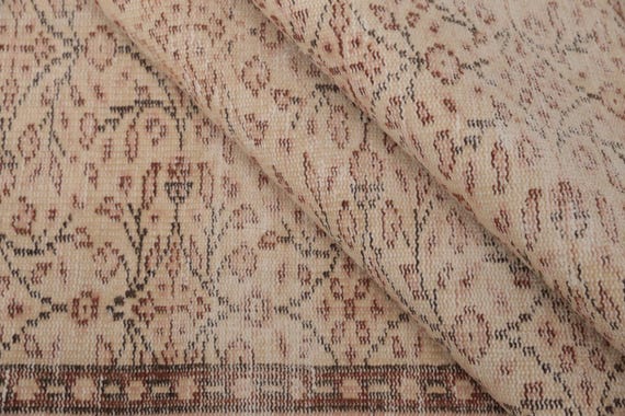 Large size rug, Decorative rug, Wool rug, Handmade rug, Tribal rug, Turkish rug, Oushak rug, Boho rug, Ethnic rug, 5.1x8.4 ft, RK 13815