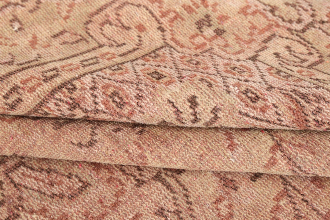 Earth Tone Rug, Rug for Living Room, Bohemian Area Rug, Oushak Wool Rug ...