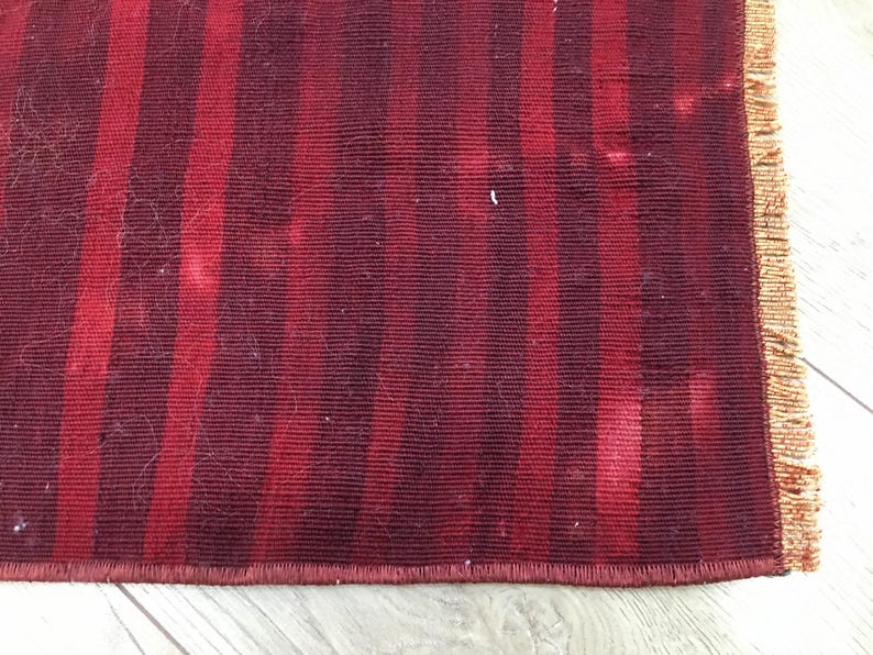 Kilim rug, Small turkish rug, Vintage rug, Bohemian rug, Carpet rug, 1.3x3 feet, Wool rug, Handmade rug, Front door rug, Boho rug, RK 10155 image 9