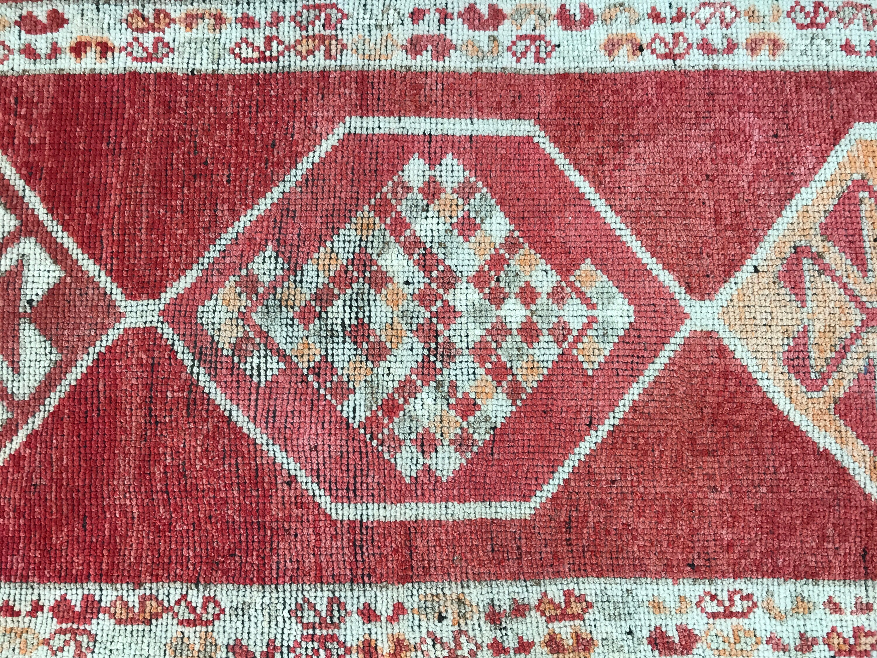 専用になりました　113×204 ViNTAGE TURKiSH RUG Turkish Rug Runner , Vintage Area Rug , 3.1 X 11 Ft