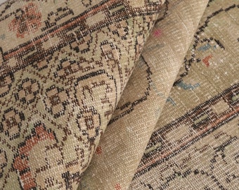 Alfombra de salón, alfombra Oushak, alfombra de área, alfombra vintage, alfombra antigua, alfombra de decoración del hogar, alfombra de lana, alfombra hecha a mano, alfombra de pavo, 5 x 9.2 pies, RK 8820