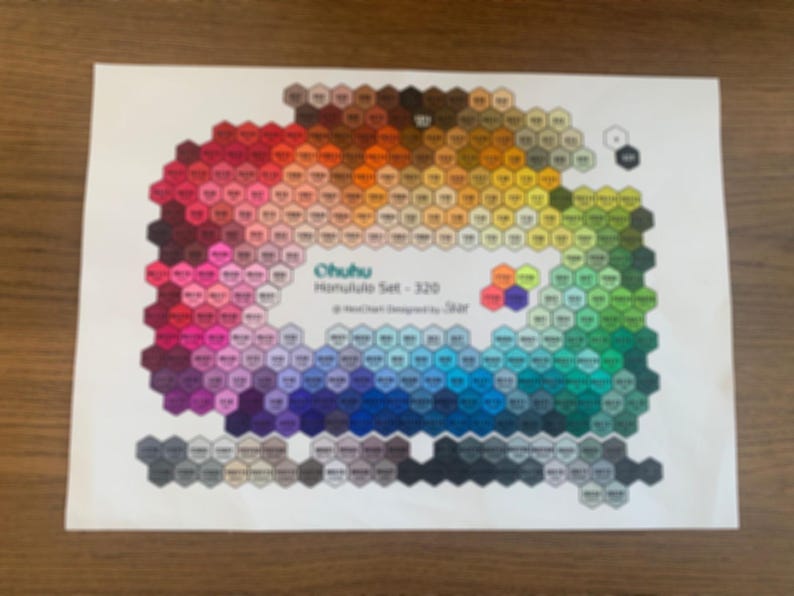 320 Color Code Ohuhu 320 Colors Hex Chart by Saor (old and New Codes) - Etsy