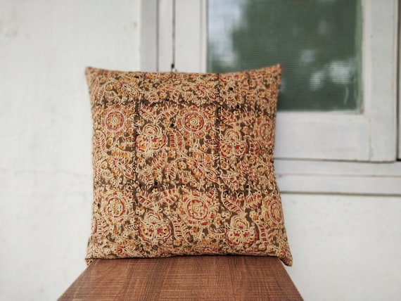 Kalamkari top cushion covers