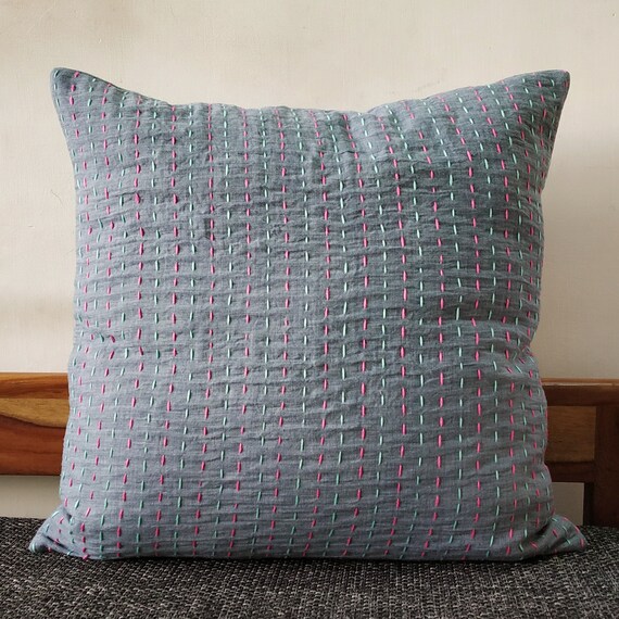 kantha pillow covers