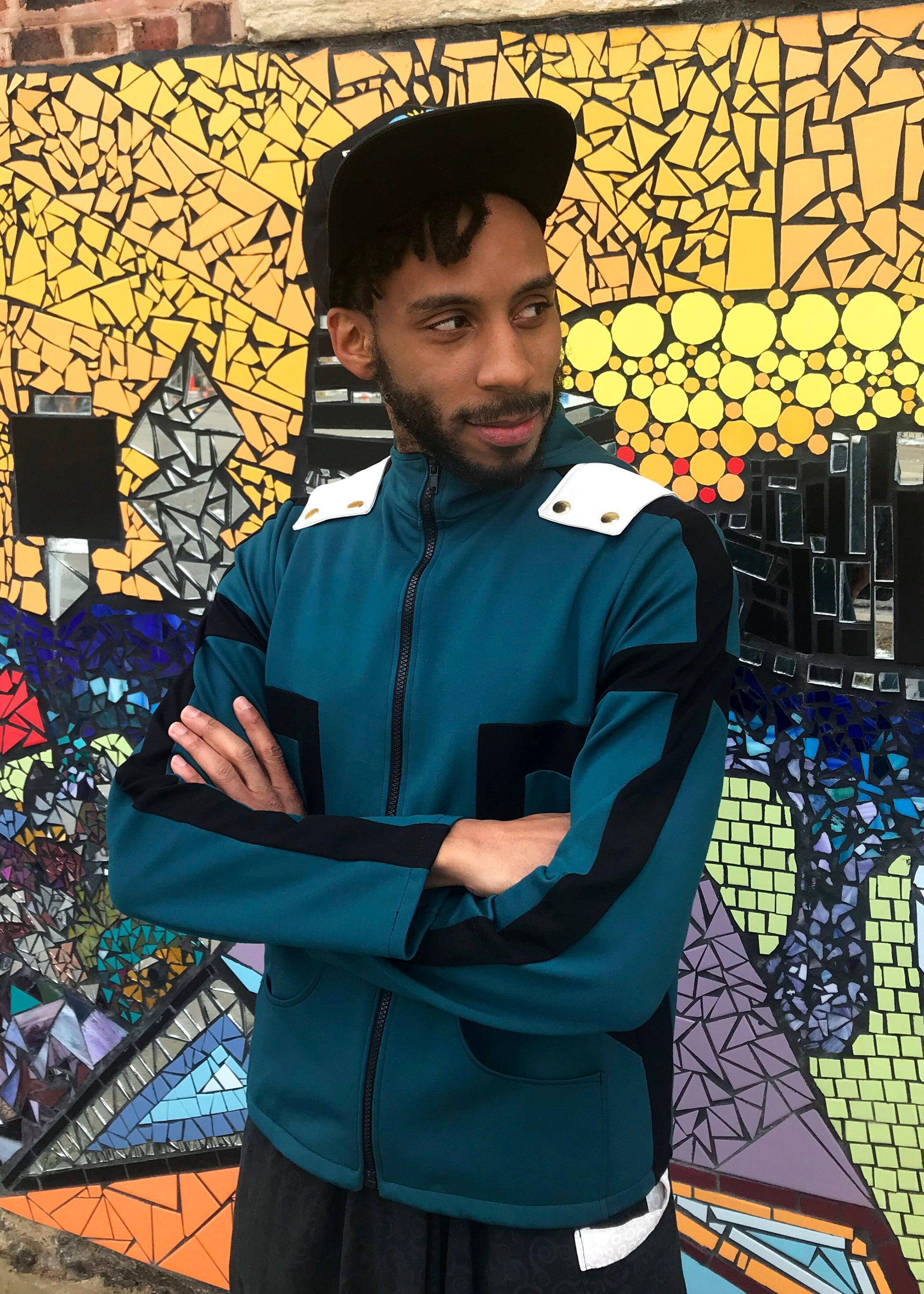 all might hoodie with hair