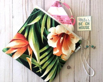 Water resistant bikini wet bag / swim bag