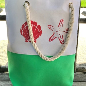 Beach bag / tote bag canvas  / pool bag