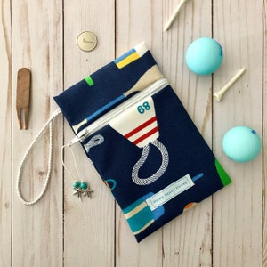 Golf zippered pouch / golf gifts