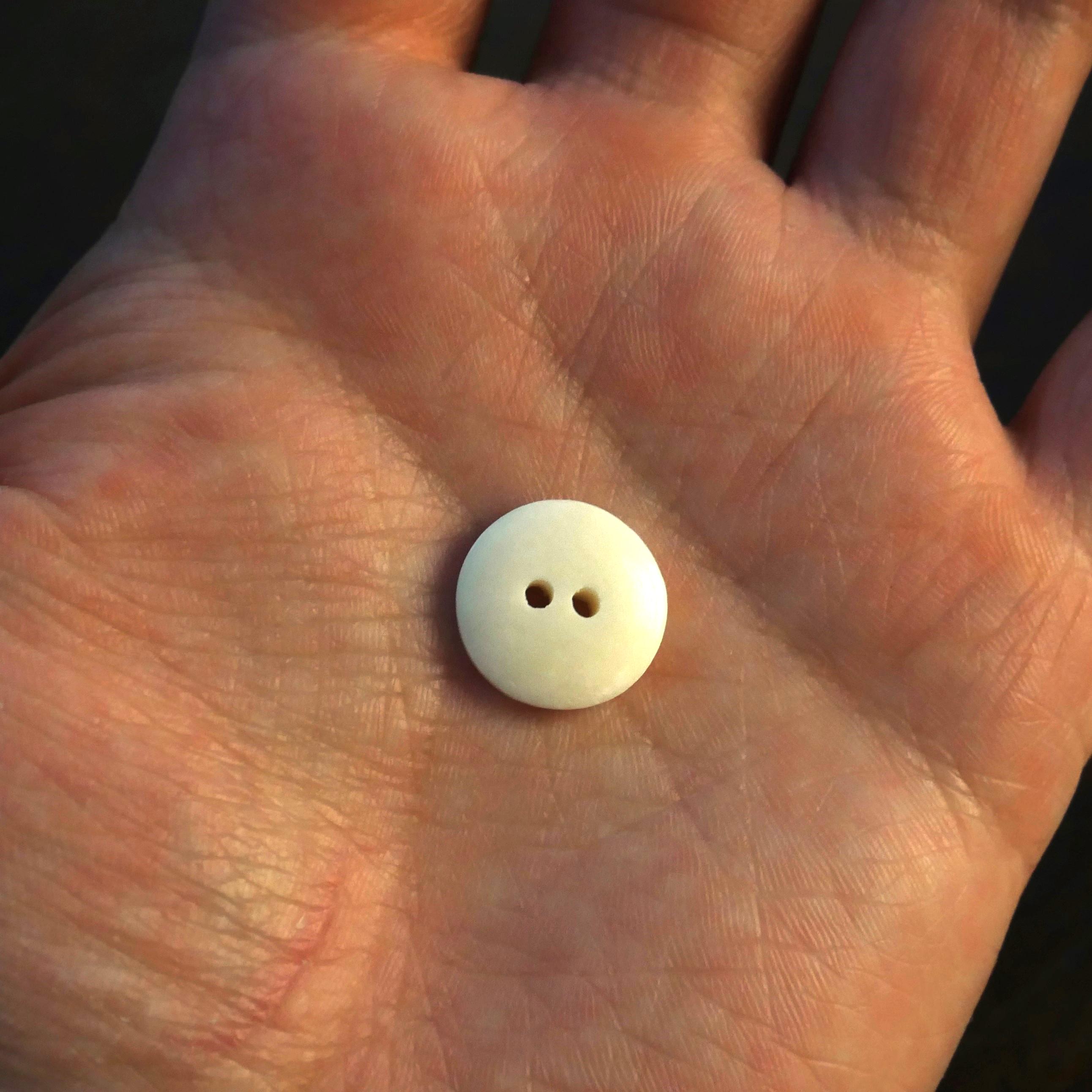 Pack of 12 Handmade Bone Buttons - Etsy