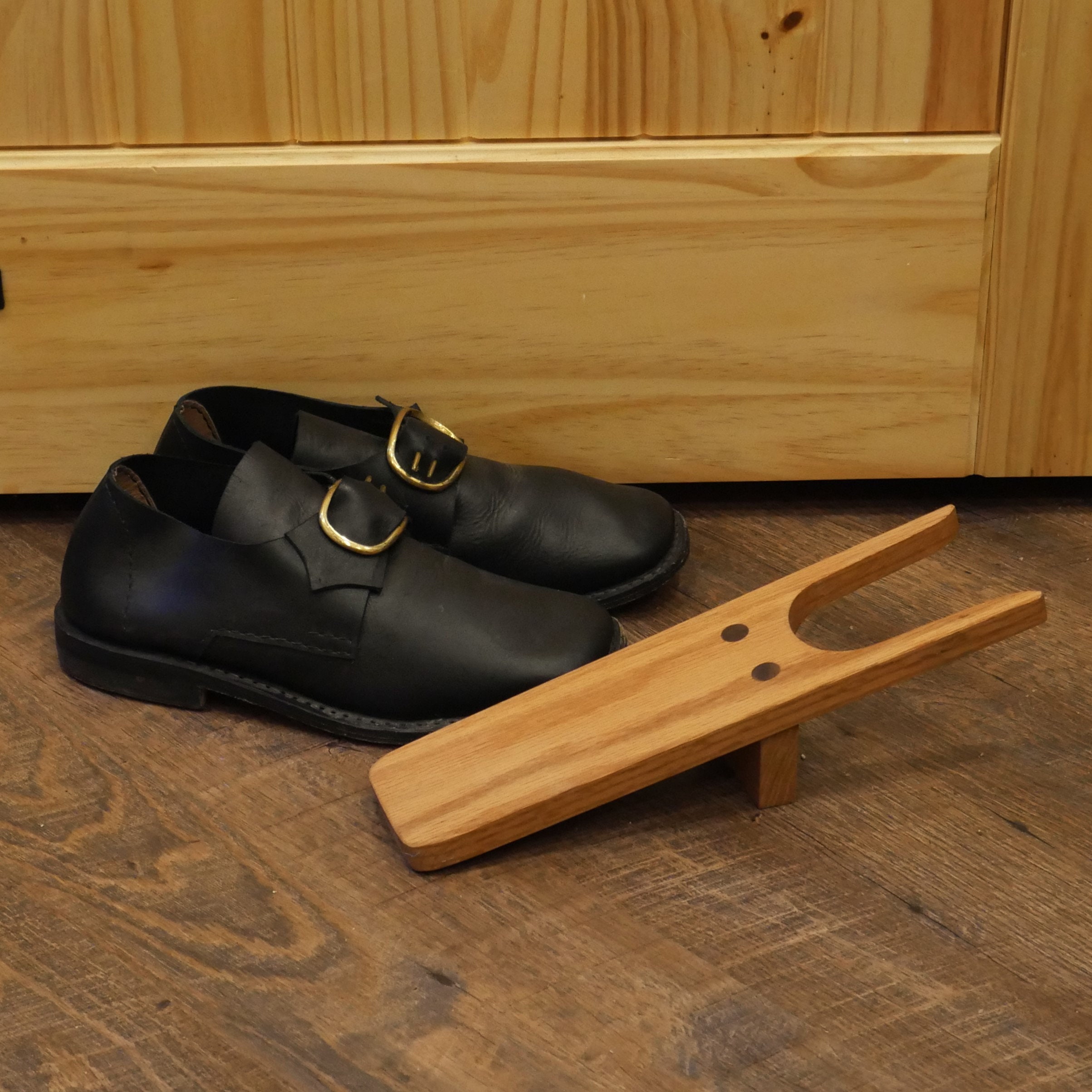 Oak Boot Jack 18th century Reproduction