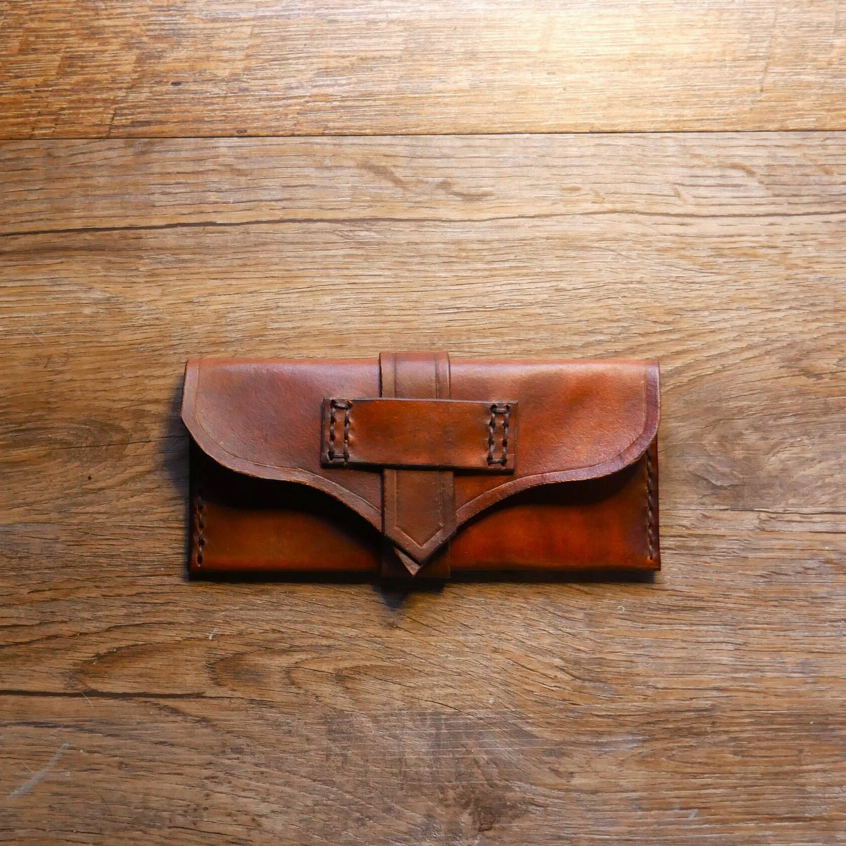 Handmade Leather Money Wallet 18th Century Reproduction - Etsy