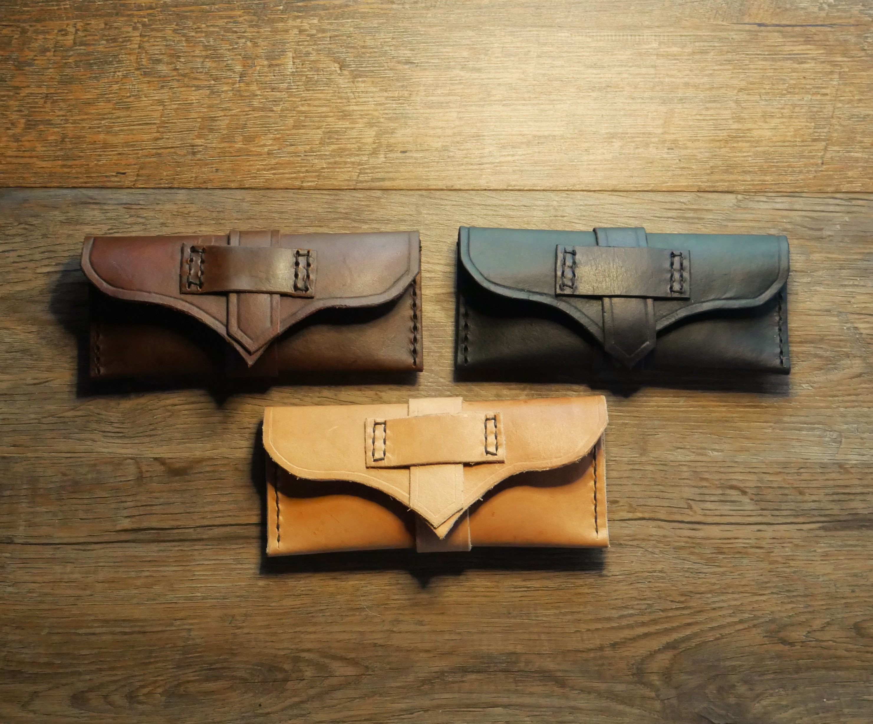 Handmade Leather Money Wallet 18th Century Reproduction - Etsy