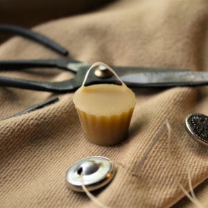 Handmade Beeswax Sewing Thread Conditioner Charm 18th Century Reproduction