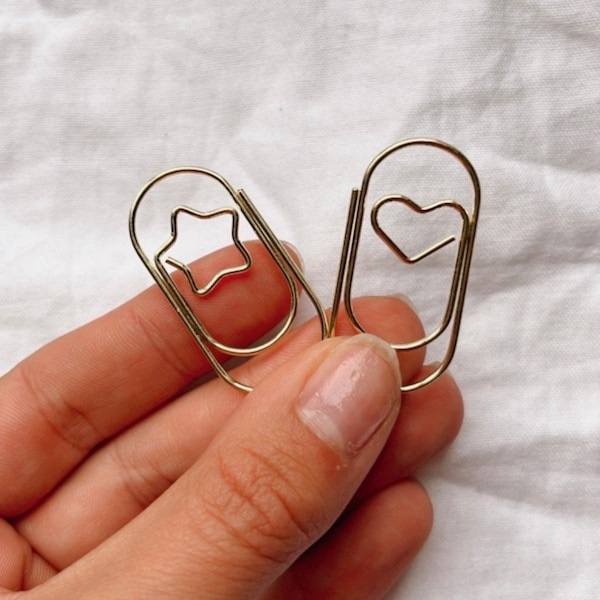Paperclip with three charms