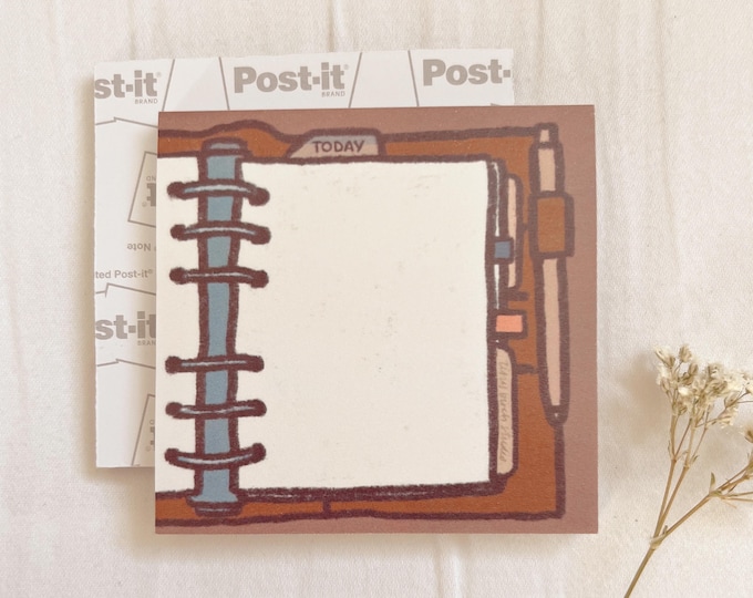 Cozy Notes Cozy Planner | Illustrated Sticky Notes | 3x3 In. - Etsy