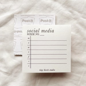 Social Media | functional sticky notes | 3x3 in.