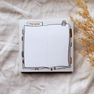 Today’s Agenda | illustrated sticky notes | 3x3 in.
