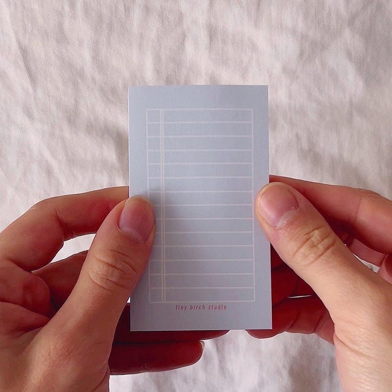 SLIM Checklist | Functional Sticky Notes | 3.75x2.25 In. - Etsy