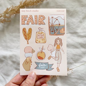 Fair Day | illustrated stickers | deco stickers