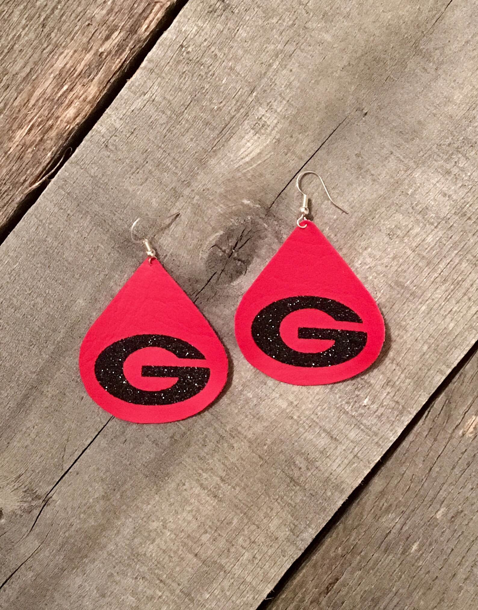 UGA earrings earrings bulldogs earrings faux Etsy