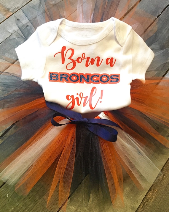 Denver Broncos tutu outfit, Broncos onesie, Broncos tutu, Custom tutu outfit, gift idea, baby girl outfit