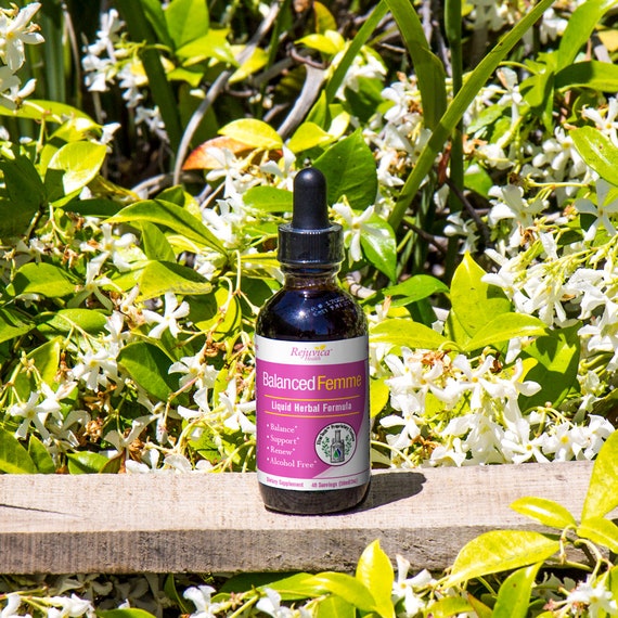 Balanced Femme Herbal Pms And Menopause Support All Natural Liquid For 2x Absorption Vitex Dong Quai Maca Root - 