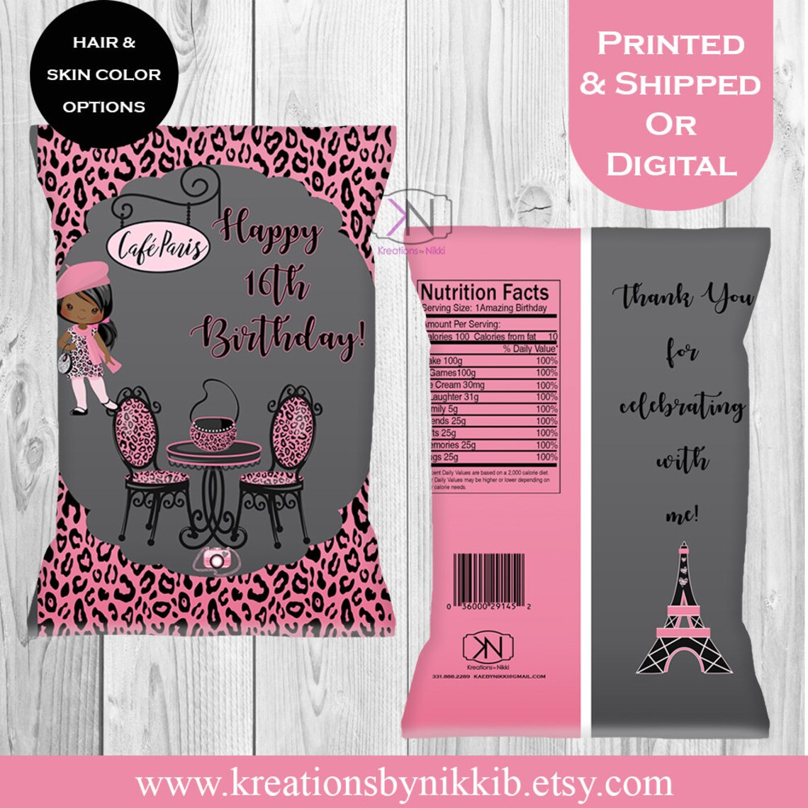 thumbnail image 2 of Paris Theme Party Favor Bags - Pink Eiffel Tower Gift Bags Bulk 100 Pack 2 of 11
