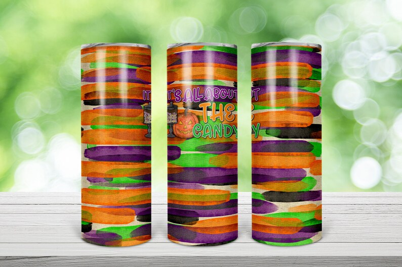 Download Halloween Sublimation Skinny Tumbler Printable Wrap 20 Oz ...