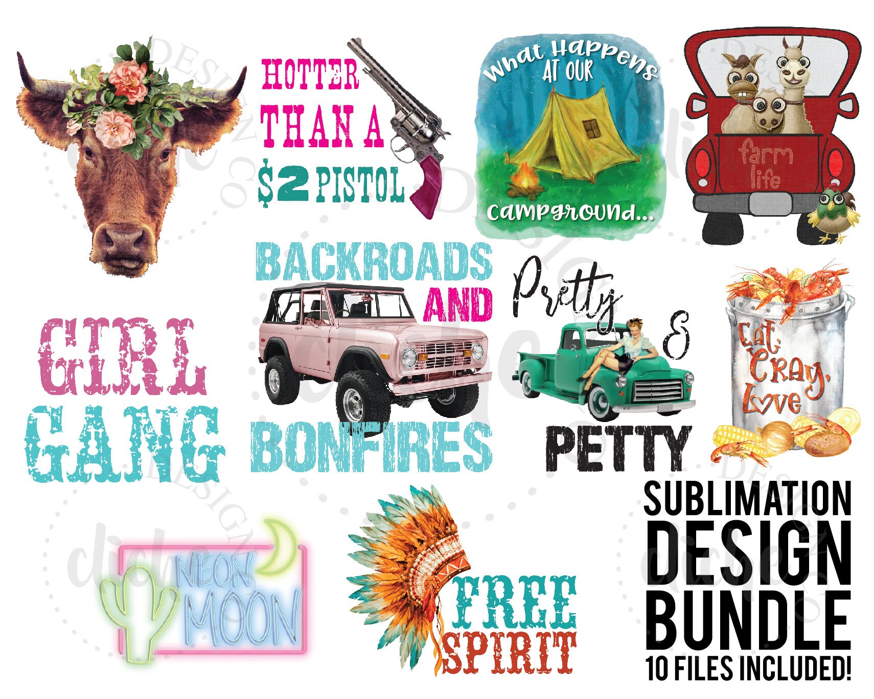 Download Sublimation Design Bundle Sublimation Bundle PNG DIGITAL | Etsy
