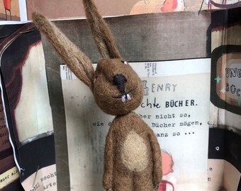 Felt rabbit, 16 cm