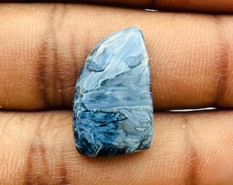 Natural Blue Pietersite Cabochon, Fancy Shape (19X12X4 mm)