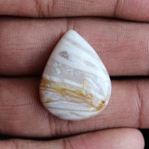 Genuine Wild Horse Pear Shape Cabochon,Wild Horse Cabochon For Jewelry Making,,28X22X6 mm,,DG-3323