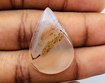 Natural Montana Agate Pear Cabochon, Jewelry Making (28X18X4 MM)