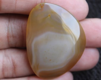 Montana Agate - Fancy Shape Cabochon, Montana Agate Cabochon For Jewelry Making,,38X29X7mm ( Free Drilling Available )