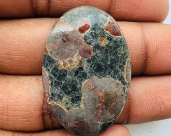 Peanut Obsidian - Oval Shape Cabochon, Peanut Obsidian For Jewelry Making,, 37X25X5 mm