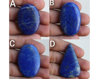 Oval Lapis Lazuli Cabochon, Gemstone Jewelry Making (31-43 mm)